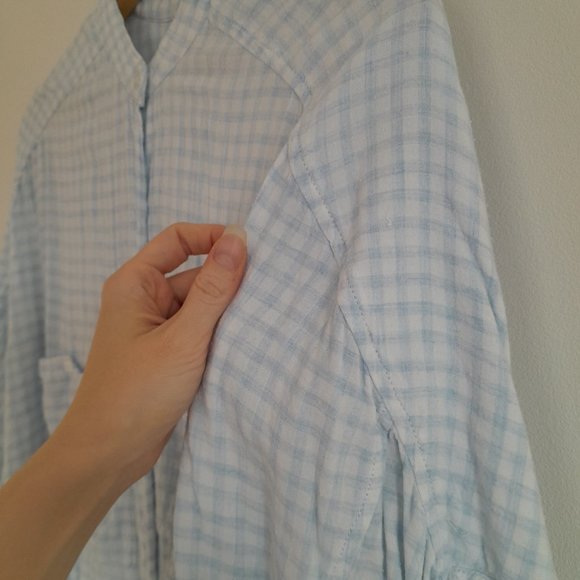 Max Studio Button Down Plaid Shirt - Picture 9 of 16